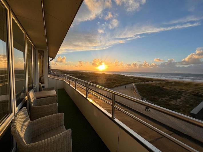 Vakantieappartement voor 3 personen, with Balkon and Terras as well as Uitzicht in Katwijk