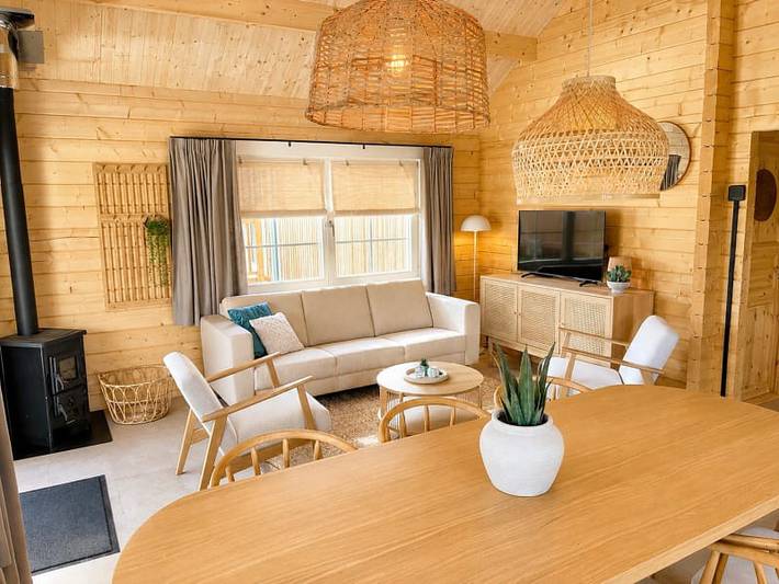 Lodge für 6 Personen, mit Balkon/Terrasse und Terrasse sowie Seeblick in Südholland - 4