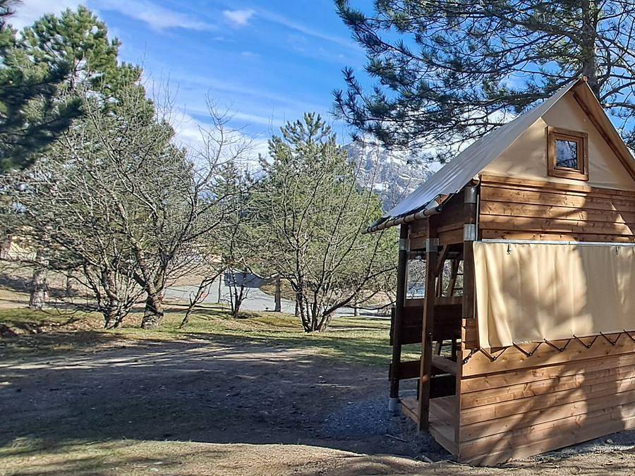 Camping Sunêlia La Presqu'île - Zelt 2 personen - Zelt Bivouac 2pers - 5m² in Prunières, Nationalpark Écrins