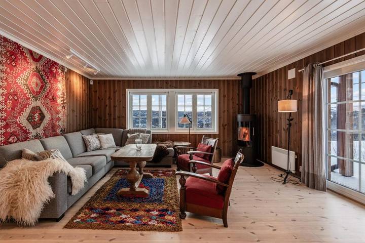 Location de vacances pour 11 personnes, avec terrasse ainsi que vue et jardin à Geilo - 2