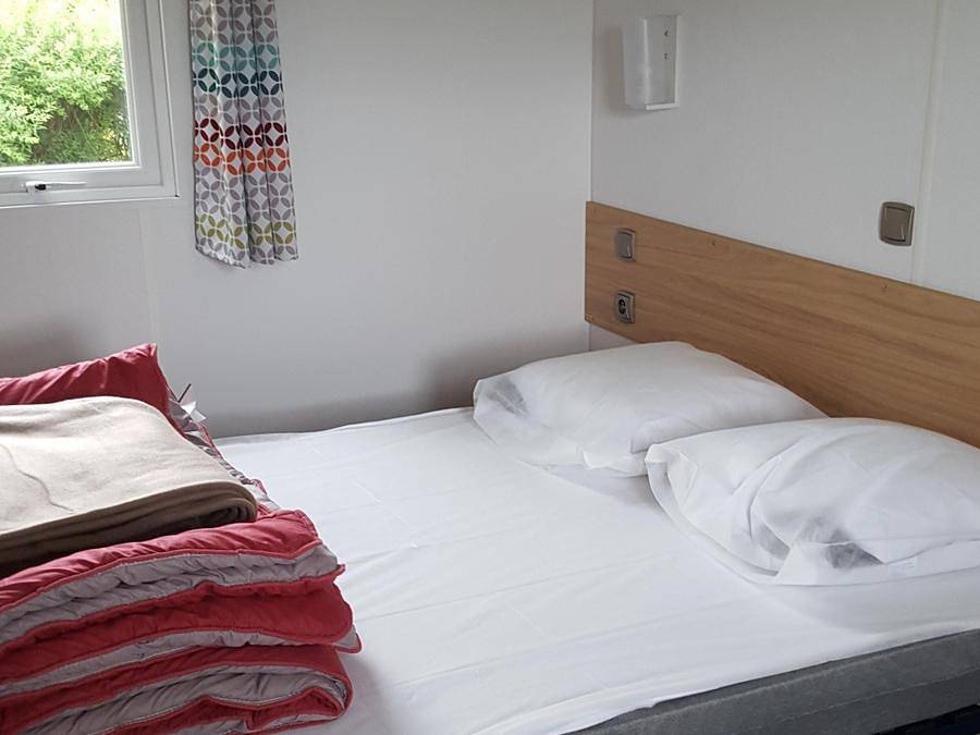 Camping du Lac de Cormoranche - Mobilheim 4 personen - Pmr in Cormoranche-sur-Saône, Bourg-en-Bresse und Umgebung