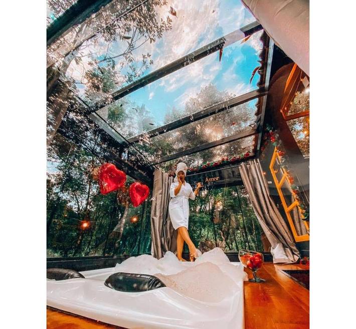 Casas e apartamentos de temporada para 5 pessoas, com jacuzzi e piscina, com animais de estimação em Rancho Queimado