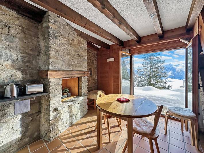 Gîte pour 4 personnes, avec Terrasse à Ayent