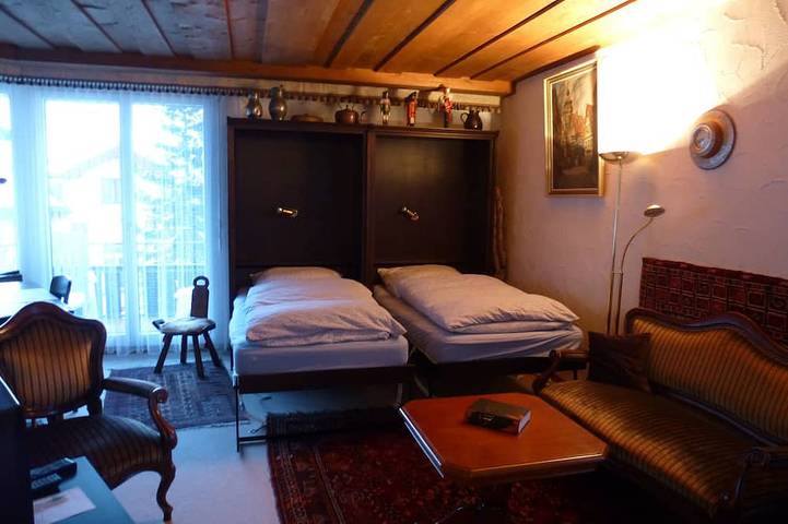 Ferienwohnung für 4 Personen, mit Balkon und Garten sowie Pool und Sauna in Davos - 2