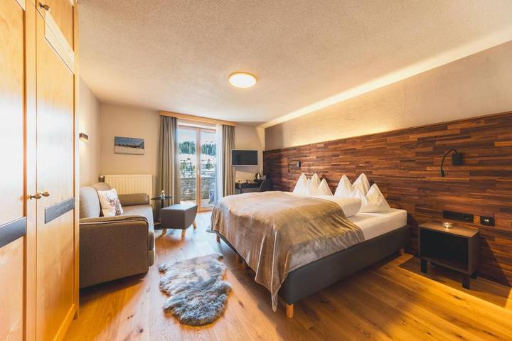 Maison d’hôte pour 3 personnes, avec balcon ainsi que vue et sauna à Lech - 4