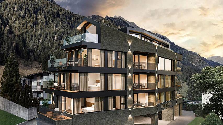 Hütte für 4 Personen, mit Balkon und Ausblick in Ischgl
