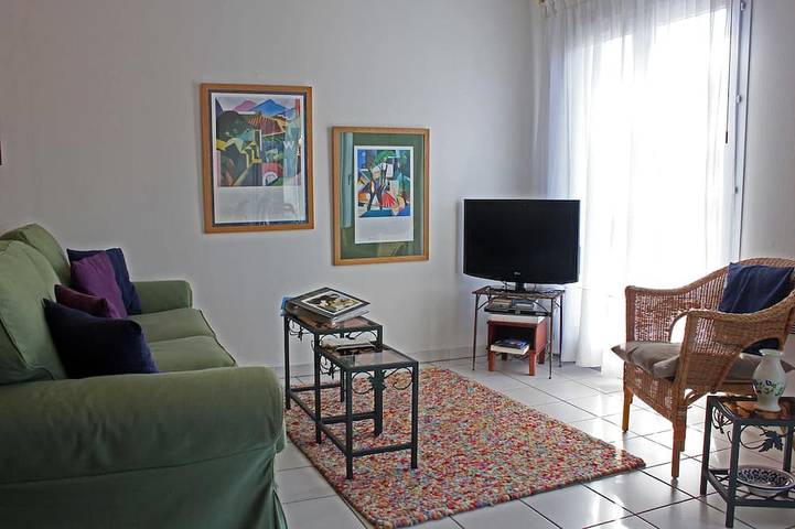 Ganze Wohnung, Sonnigen Apt, Centre Old Ceret, Spektakuläre Aussicht vom Balkon in Céret, Mittelmeerküste (Frankreich)