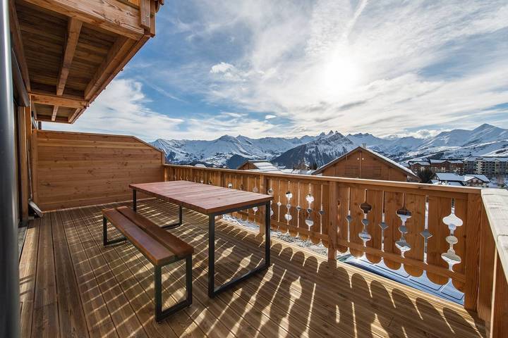 Gîte pour 14 personnes, avec balcon, adapté aux familles dans La Toussuire - 3