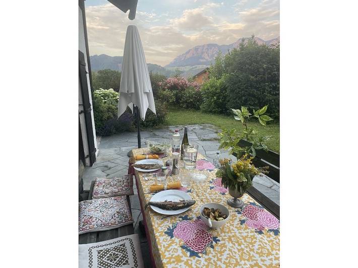 Ferienhaus in Nussdorf mit Schwimmbecken in Nußdorf am Attersee, Attergau