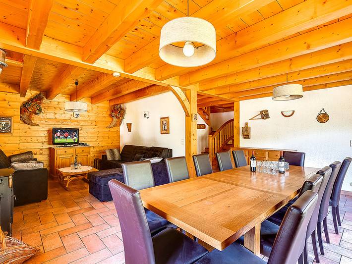 Chalet pour 12 personnes, avec Balcon et Sauna à Chatel - 3