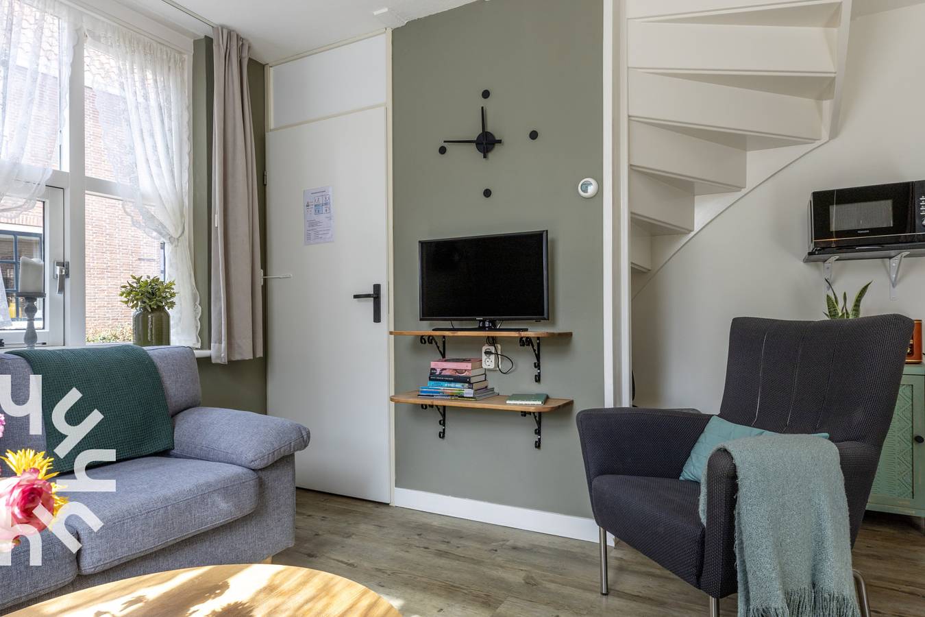 Ganze Wohnung, Authentische 2-Personen-Wohnung im niederländischen Stil mit Blick auf den Hafen in Blokzijl, Nationalpark Weerribben-Wieden