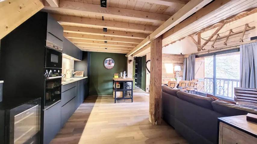 Hütte für 9 Personen, mit Balkon in Saint-Jean-d'Aulps