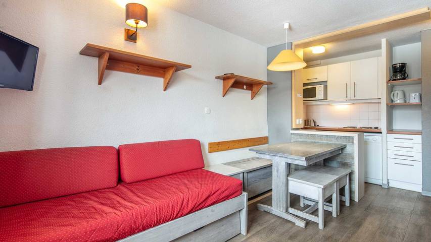 Location de vacances pour 4 personnes, avec Balcon à Tignes