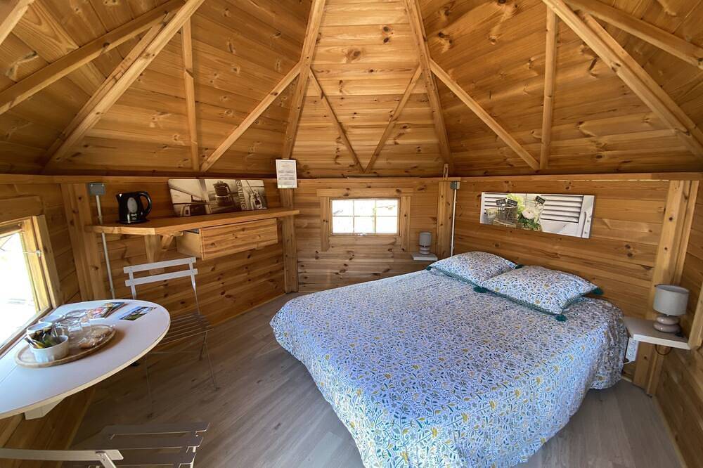 Chalet en bois \"Kota Finlandais\" 2 pers dans Résidence de charme in Jard-sur-Mer, Vendée