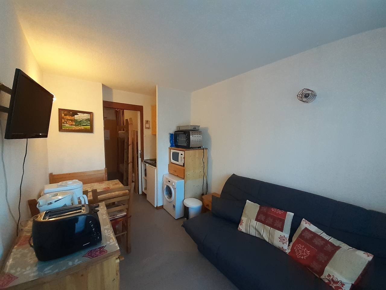 Ganzes Studio, Gemütliches Studio in Valfréjus, nahe Skiliften in Valfréjus, Modane