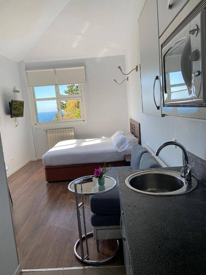 Studio pour 3 personnes, avec vue et jardin, animaux acceptés