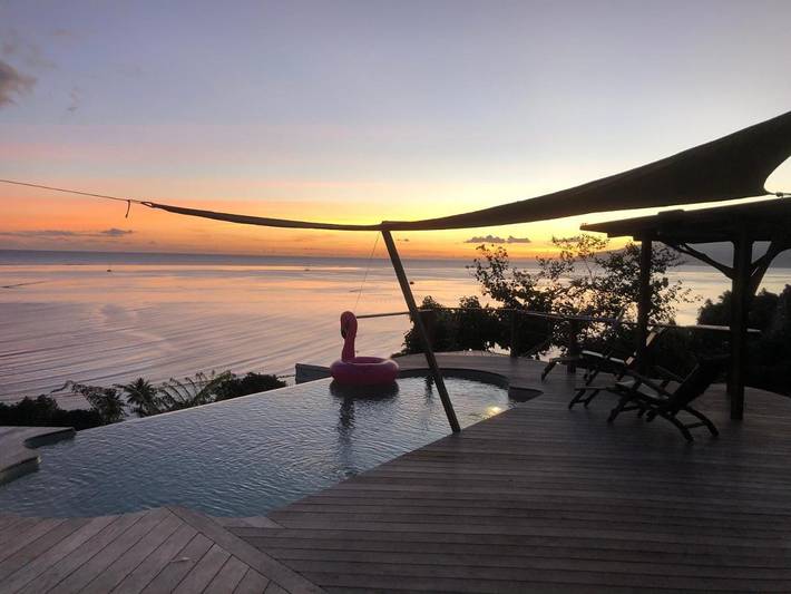 Villa pour 8 personnes, avec jardin ainsi que piscine et vue