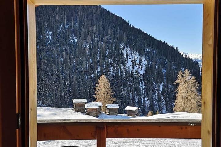 Apartamento entero, Loft en Walserhaus, balcón, zona sin obstáculos in Monstein, Davos