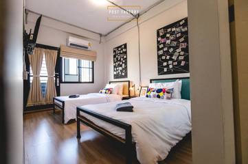 Chambre d’hôte pour 2 personnes, avec jardin ainsi que terrasse et vue à Bangkok