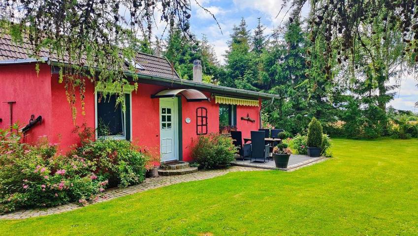 Ferienhaus für 4 Personen, mit Terrasse und Garten sowie Ausblick in Steinhagen