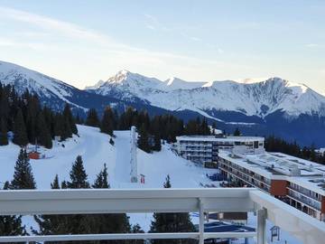 Gîte pour 6 personnes, avec terrasse et vue dans Cinema le Schuss (Chamrousse)