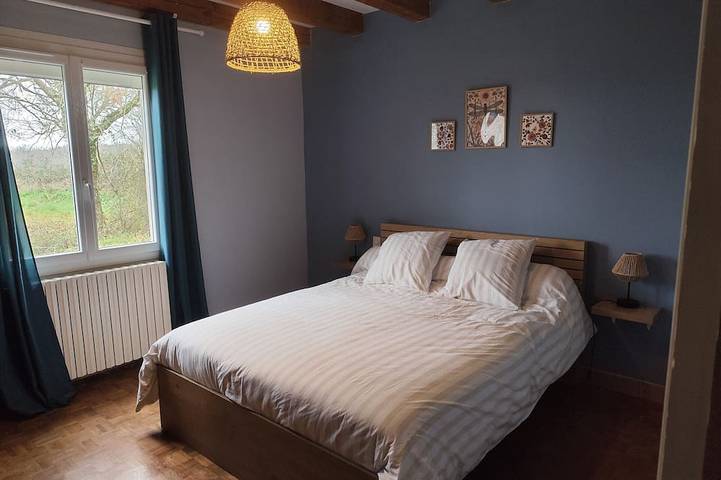 Gîte pour 6 personnes, avec jardin à Bouesse - 2