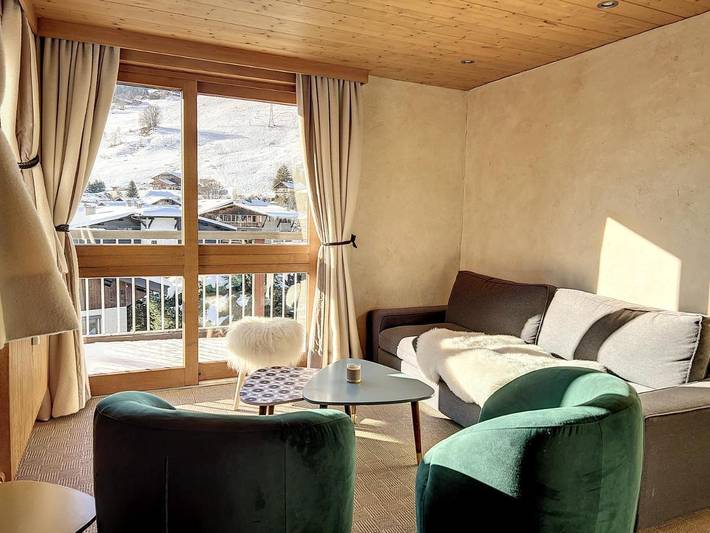 Gîte pour 6 personnes, avec vue et balcon dans Palais Des Sports Et Des Congres Megeve - 3