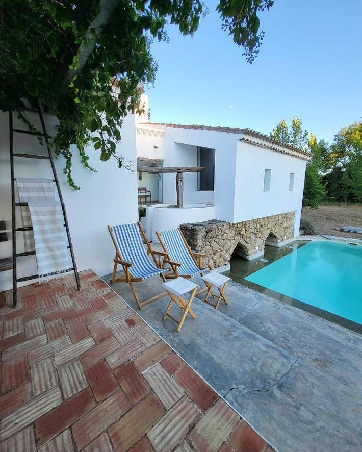 Casa rural para 8 personas, con terraza además de jardín y piscina, Se admiten mascotas en Castelo de Vide - 2