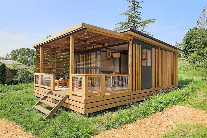 Chalet pour 2 personnes, avec terrasse