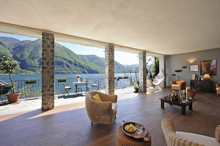 Villa für 2 Personen, mit Balkon und Seeblick am Luganersee - 3