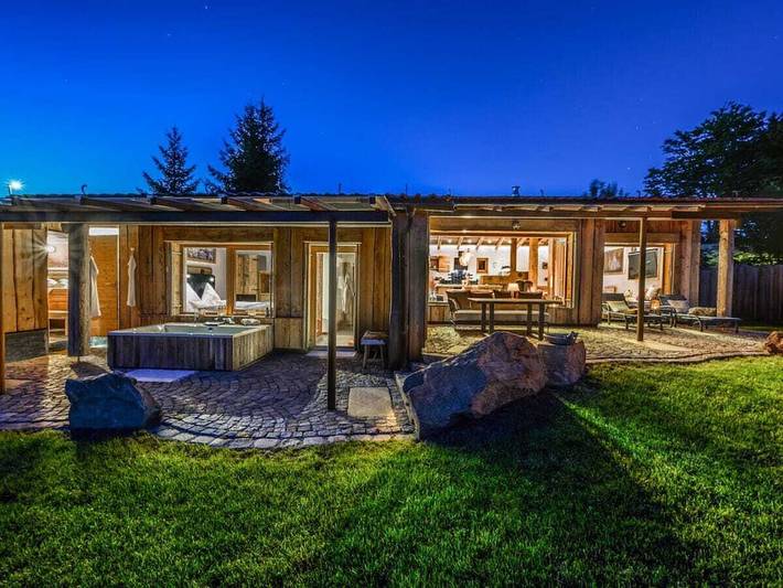 Ferienhaus für 2 Personen, mit Terrasse und Garten sowie Sauna in Langfurth (Bayern)