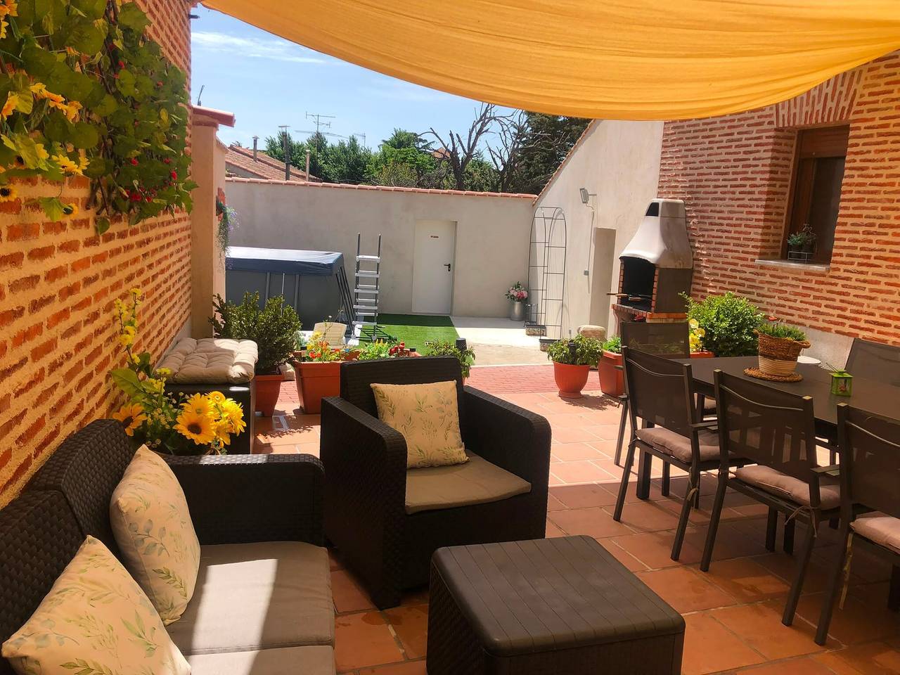 Landhaus 'La Real Herrería' mit privatem Pool, Garten und Wlan in Madrigal de las Altas Torres, Ávila und Umgebung