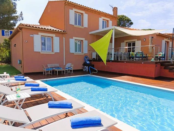 Villa pour 10 personnes, avec jardin ainsi que piscine et vue dans La Madrague - 3