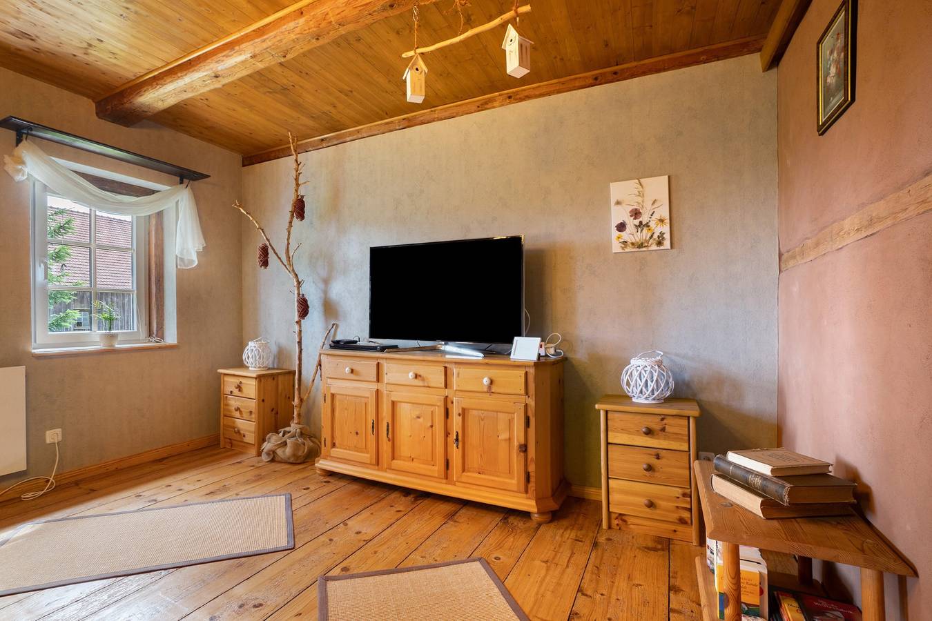 Cały apartament, Apartament wakacyjny dla 5 osób z balkon in Hohnstein, Góry Połabskie