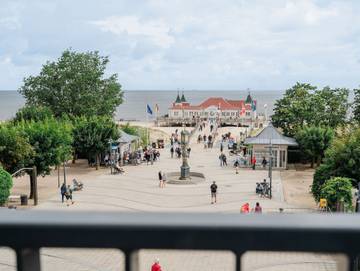 Ferienwohnung für 4 Personen, mit Balkon und Sauna in Heringsdorf