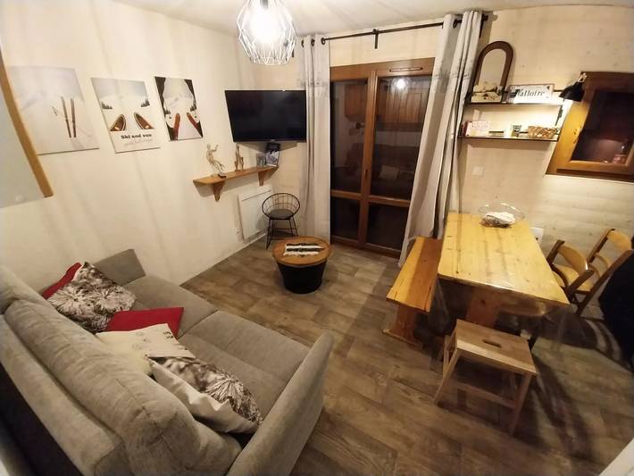 Studio entier, Studio cabine 4 personnes 2* exposé Ouest in Valloire, Région de Saint-Jean-de-Maurienne