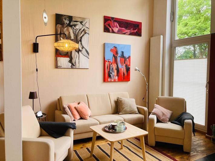 Ferienhaus für 2 Personen, mit Terrasse und Garten