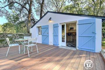 Gîte pour 2 personnes, avec jardin dans le Golfe du Morbihan