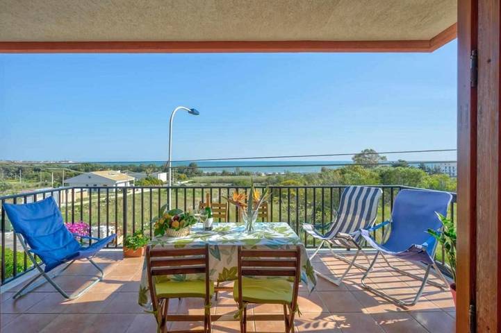 Ferienwohnung für 4 Personen, mit Ausblick