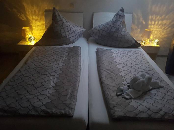 Ferienwohnung für 4 Personen, mit Garten und Ausblick