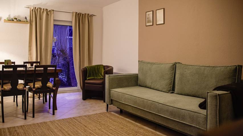 Ferienwohnung für 4 Personen, mit Garten