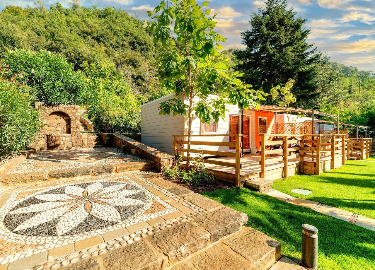 Camping Delle Rose — Stacaravan Hortensia in Isolabona, Alpes Ligures