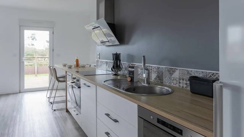Gîte pour 5 personnes, avec Balcon et Terrasse à Ploudalmézeau - 4