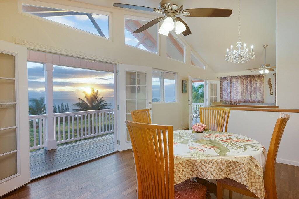 Spectacular two-story ocean-view home on two acres with covered lanai in Hamakua