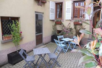 Gîte pour 4 personnes, avec terrasse à Obernai