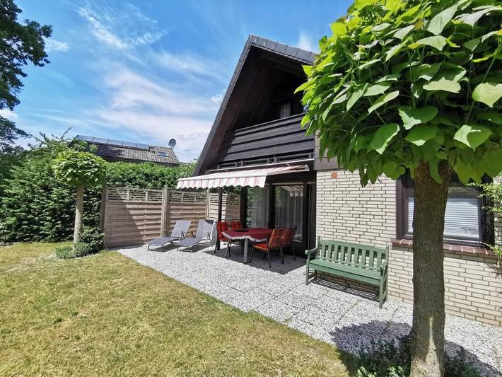 Ferienhaus für 6 Personen, mit Balkon und Terrasse sowie Garten und Ausblick in Rieste - 3