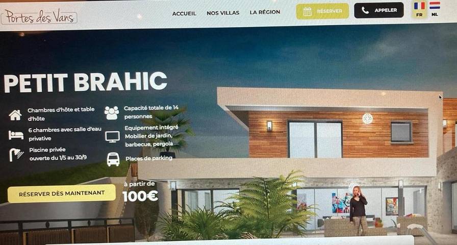 Chambre d’hôte pour 2 personnes, avec vue et terrasse ainsi que piscine et jardin à Banne - 2