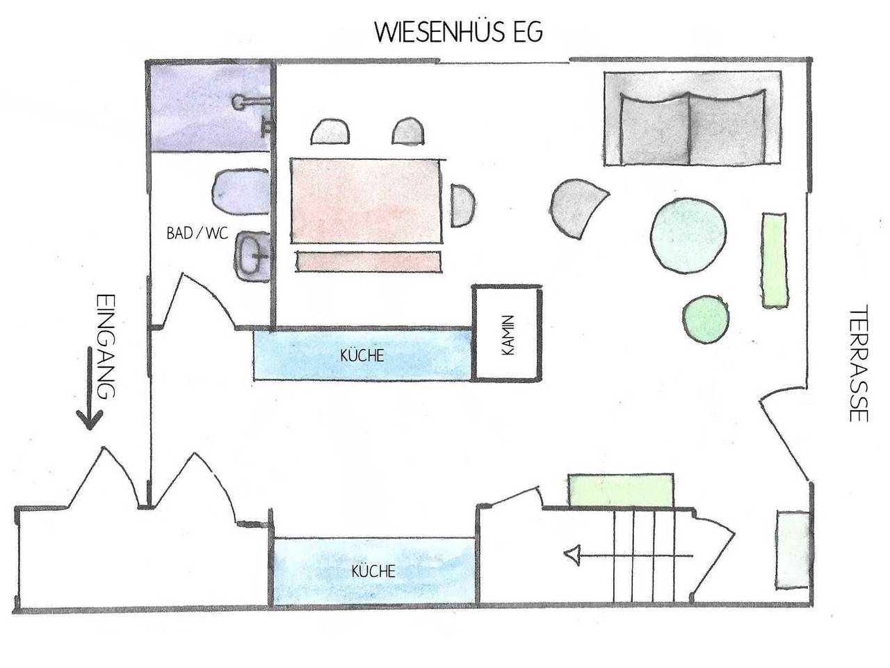 Neuer Weg 3 - Wiesenhüs - Wiesenhüs in Wrixum, Föhr