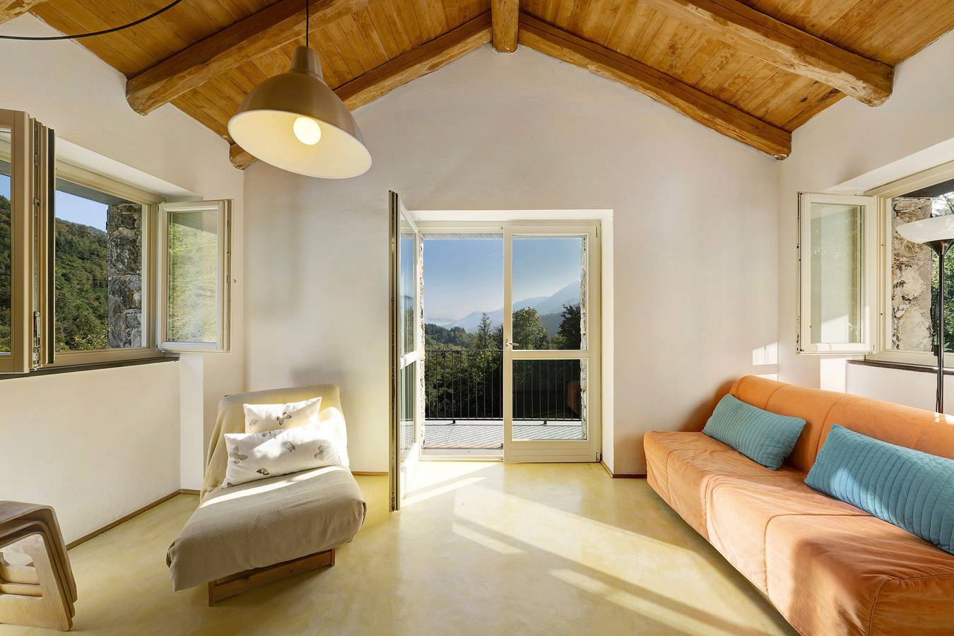 Appartamento intero, Appartamento 'Il Mulino - Appartamento Terra' con vista sulle montagne, giardino in comune e balcone in Bertigaro (Borzonasca), Borzonasca
