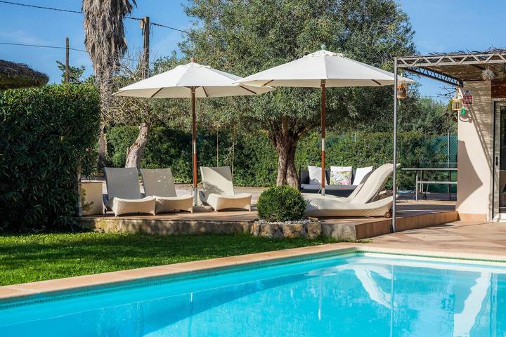 Casa de vacaciones "Es Collet" con piscina privada, terrazas privadas y Wi-Fi in Manacor, Mallorca Este